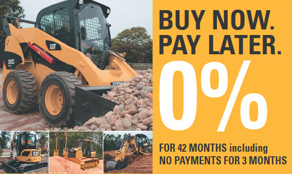 Caterpillar is offering 0% APR for 42 months.