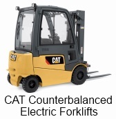CAT Counterbanlanced Electric Forklifts