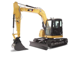 Cat mini-excavator image