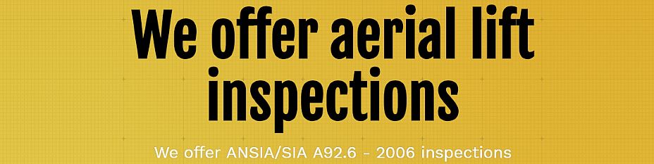 Aerial Inspections offered by Kelly Tractor Co