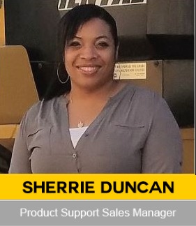 Sherrie Duncan Product Support Sales Manager