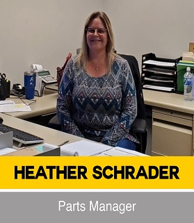 Heather SchraderParts Manager