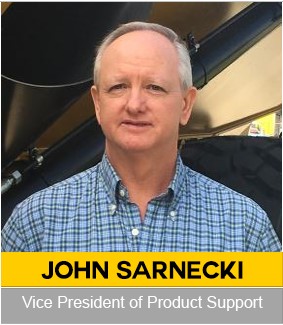 John Sarnecki Product Support Sales Manager